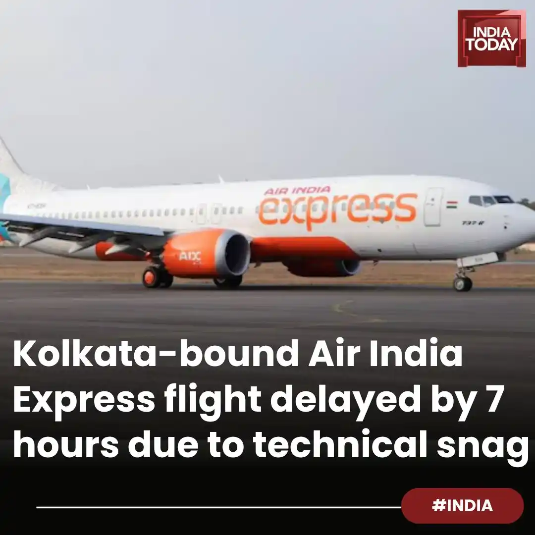 Image from India Today: *In Short:* ➡️ Flight was delayed due to a technical snag in the orig...