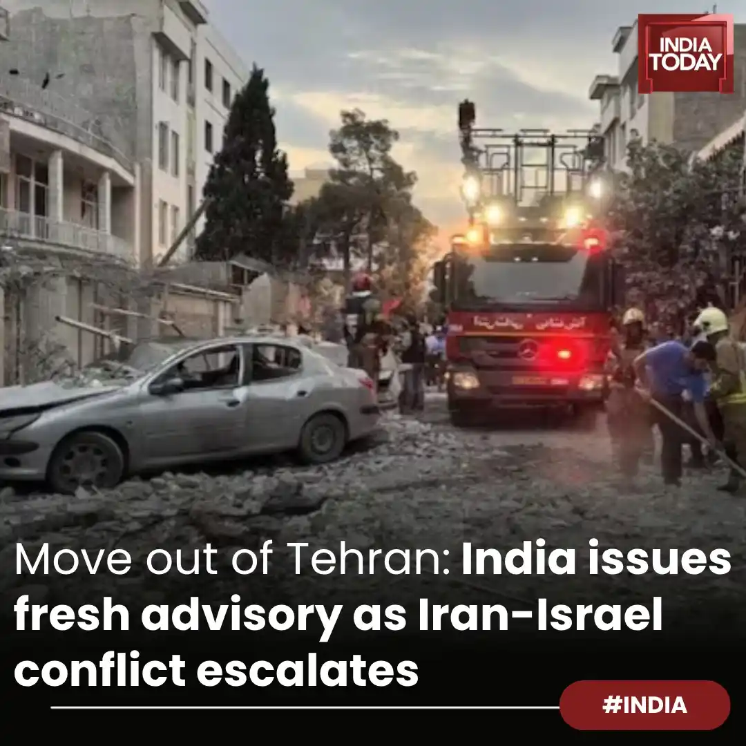 Image from India Today: *In Short:*   ➡️ Indian Embassy urges those able to move out using own...
