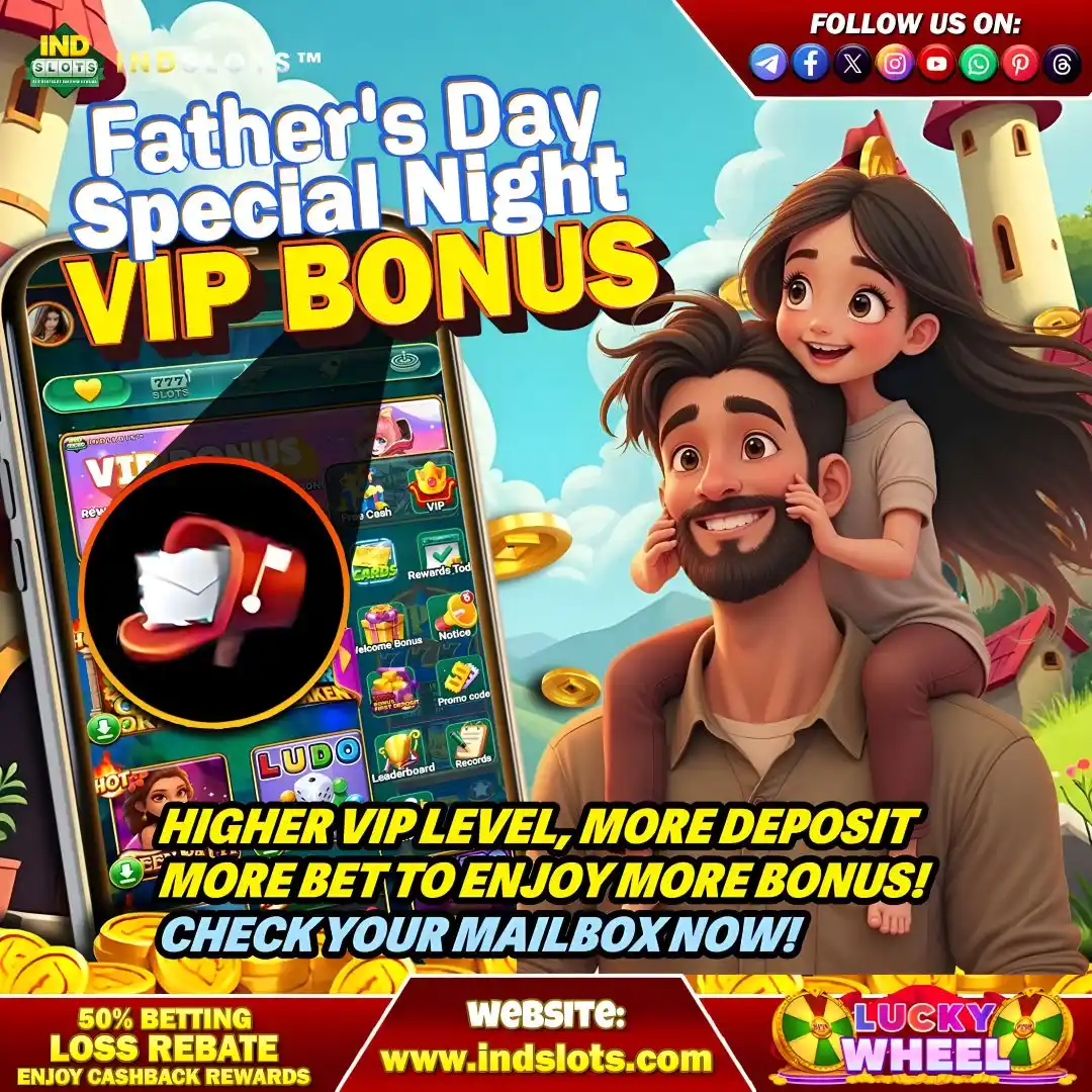 Image from Indslots Official: INDSLOTS | IND SLOTS | 🌈 Happy Father's Day! 🌈 ✨Warmest wishes t...