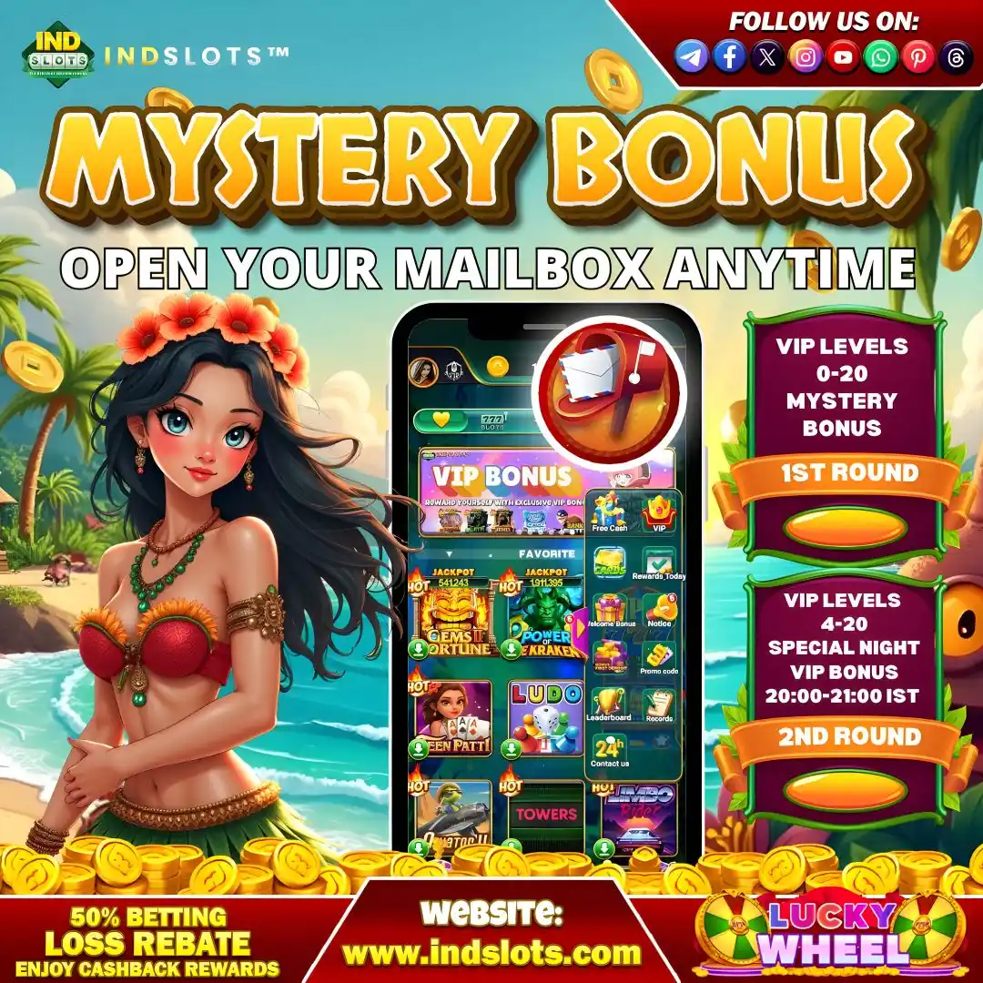 Image from Indslots Official: INDSLOTS | IND SLOTS | 💥 MYSTERY BONUS UNLOCKED! 💥 ✨There might be...