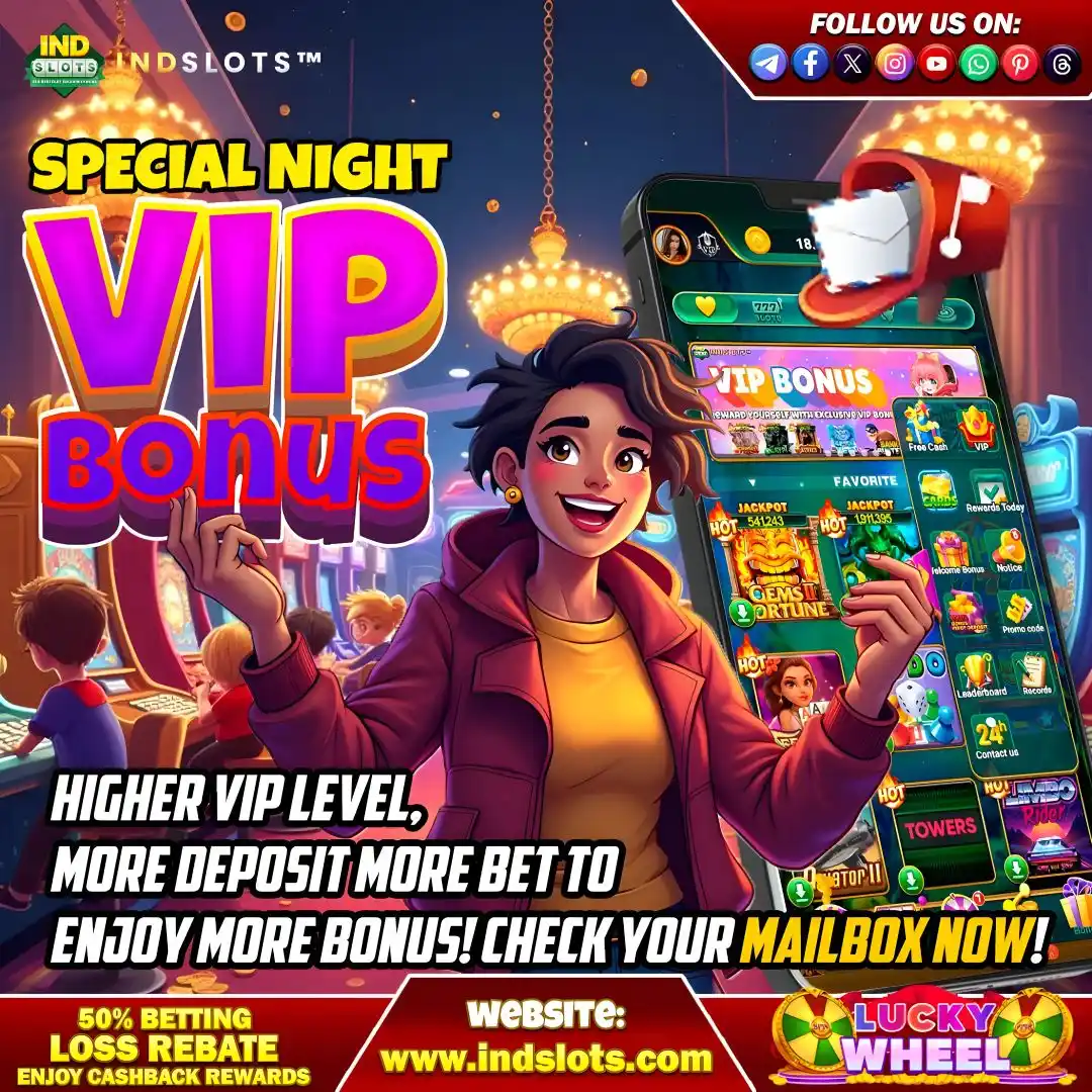 Image from Indslots Official: INDSLOTS | IND SLOTS | 🎁 SPECIAL NIGHT VIP BONUS 🎁 👑 Are you rea...