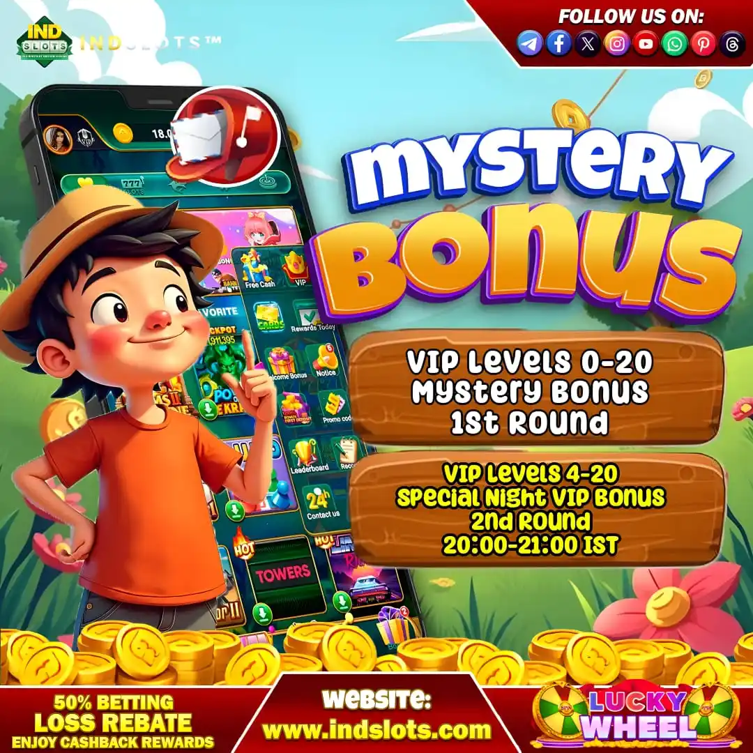 Image from Indslots Official: INDSLOTS | IND SLOTS | 🌈 The Mystery Bonus Unveiled 🌈 🎁 Player! Y...