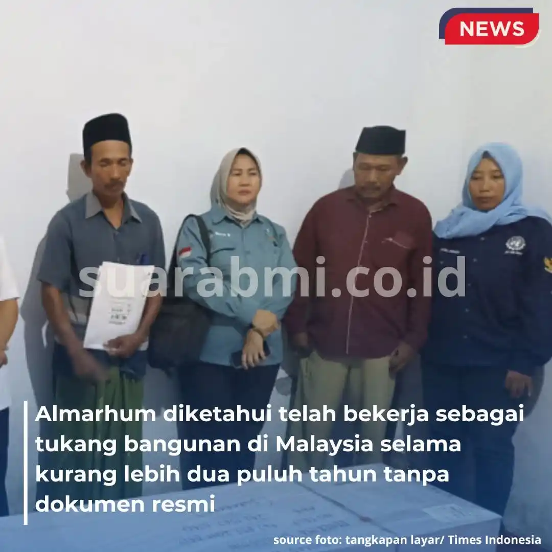 Image from SuaraBMI: Innalillahi wainnailaihi roji'un. Muhammad Hasan, TKI asal Desa Gumuk ...