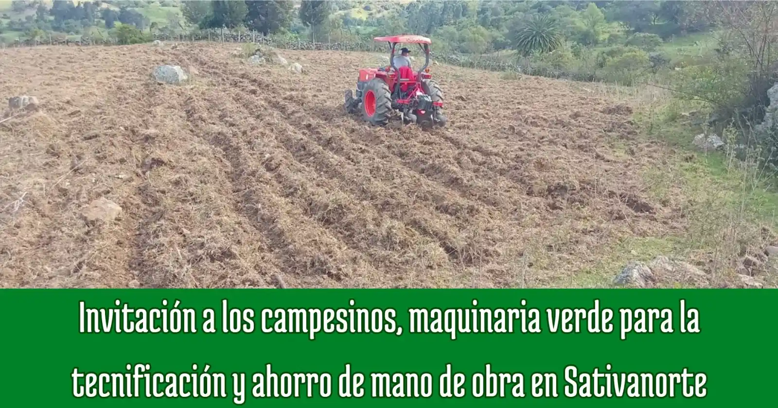 Image from Boyacá Le Informa: Invitación a los campesinos, maquinaria verde para la tecnificación y ...