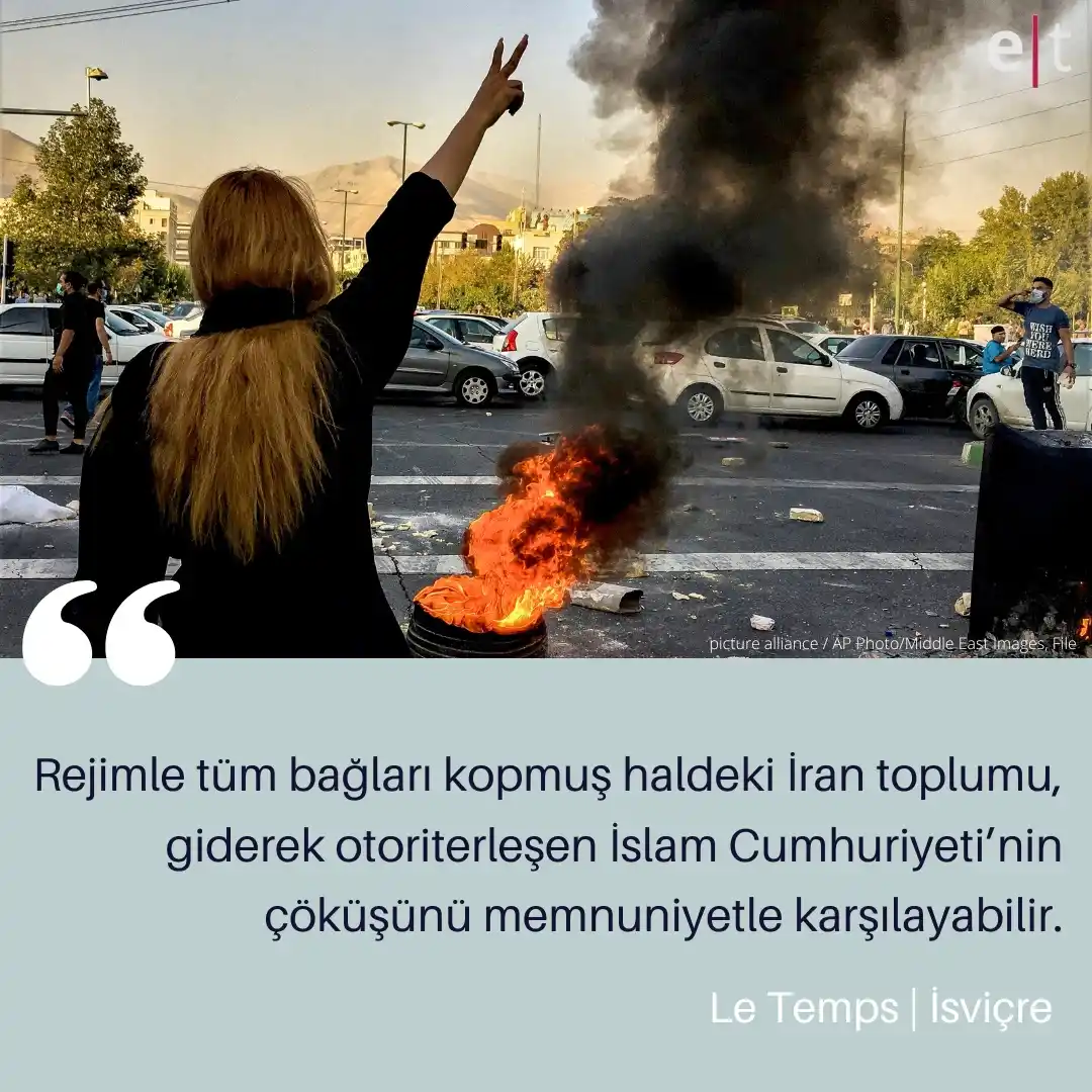 Image from eurotopics Medya Takibi: *İran’da şimdi bir rejim değişikliği mümkün mü?* İsrail’in hava saldır...