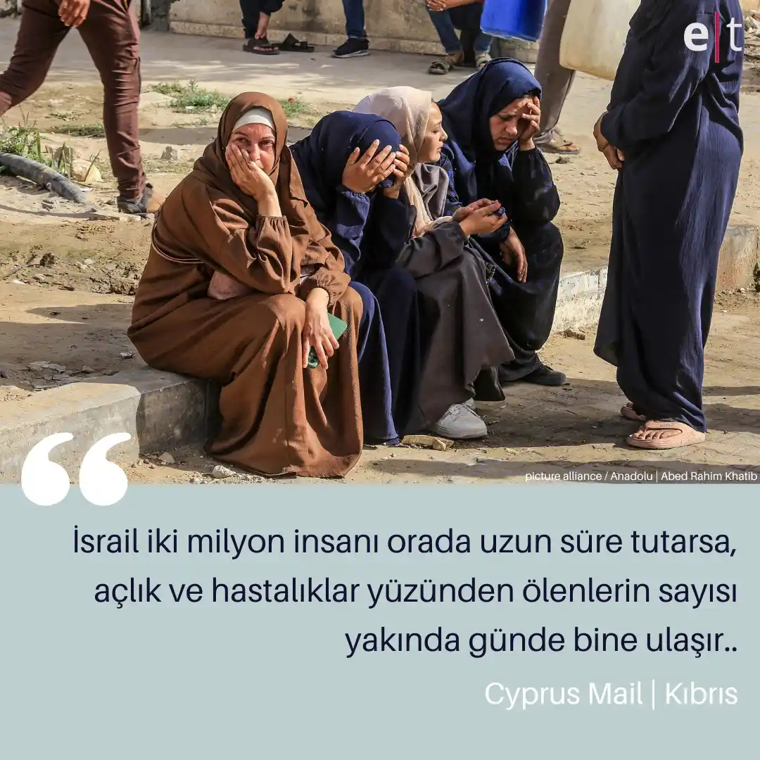 Image from eurotopics Medya Takibi: *İsrail ne kadar ileri gidebilir?* Uluslararası kamuoyunda Gazze’deki...