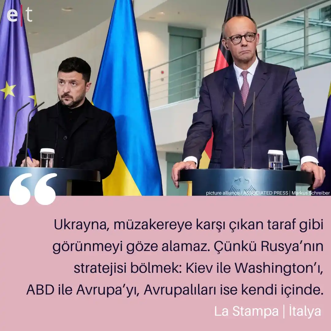 Image from eurotopics Medya Takibi: *İstanbul’daki görüşmenin bir anlamı var mı?* Pazartesi günü Ukrayna v...