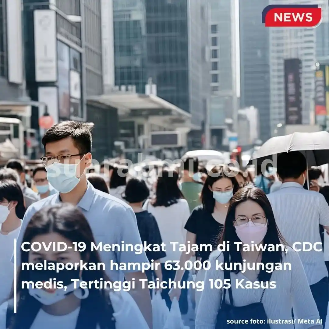 Image from SuaraBMI: Kasus COVID-19 di Taiwan melonjak tajam! 😷 Taichung jadi sorotan deng...