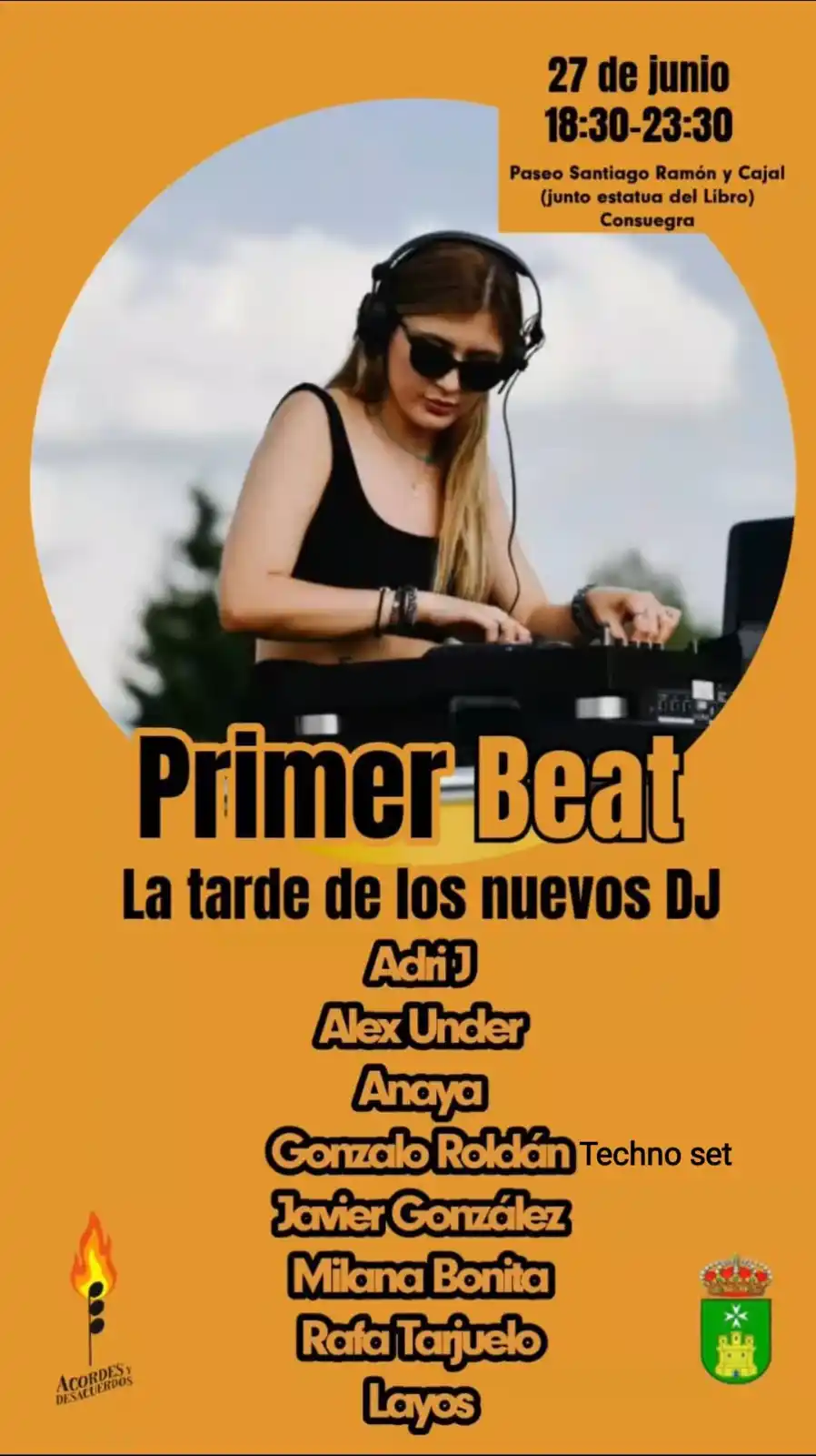 Image from AytoConsuegra: 📣 *La Asociación @acordes_desacuerdos presenta el evento musical, PRI...