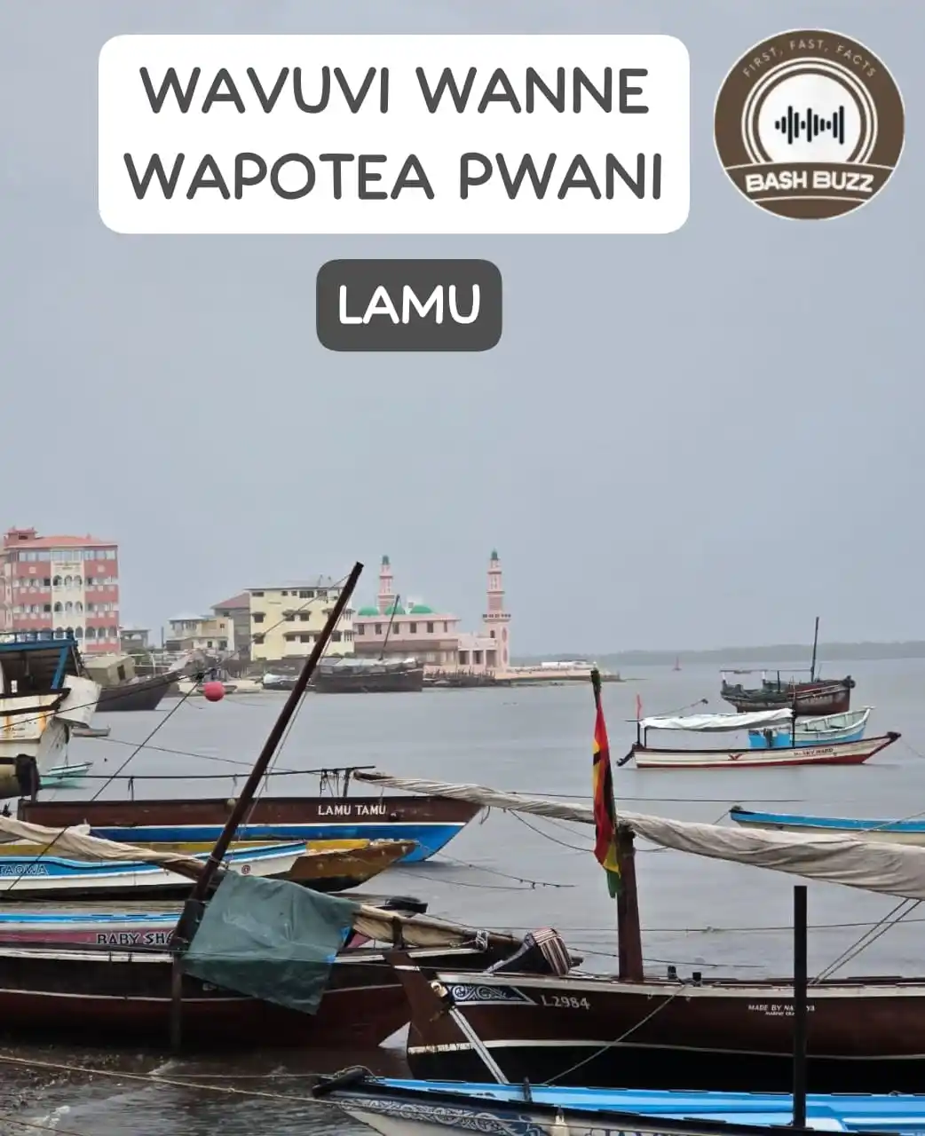 Image from BashBuzz: *LAMU* Wavuvi wanne wamepotea Baharini kwa zaidi ya masaa 24 baadabya ...