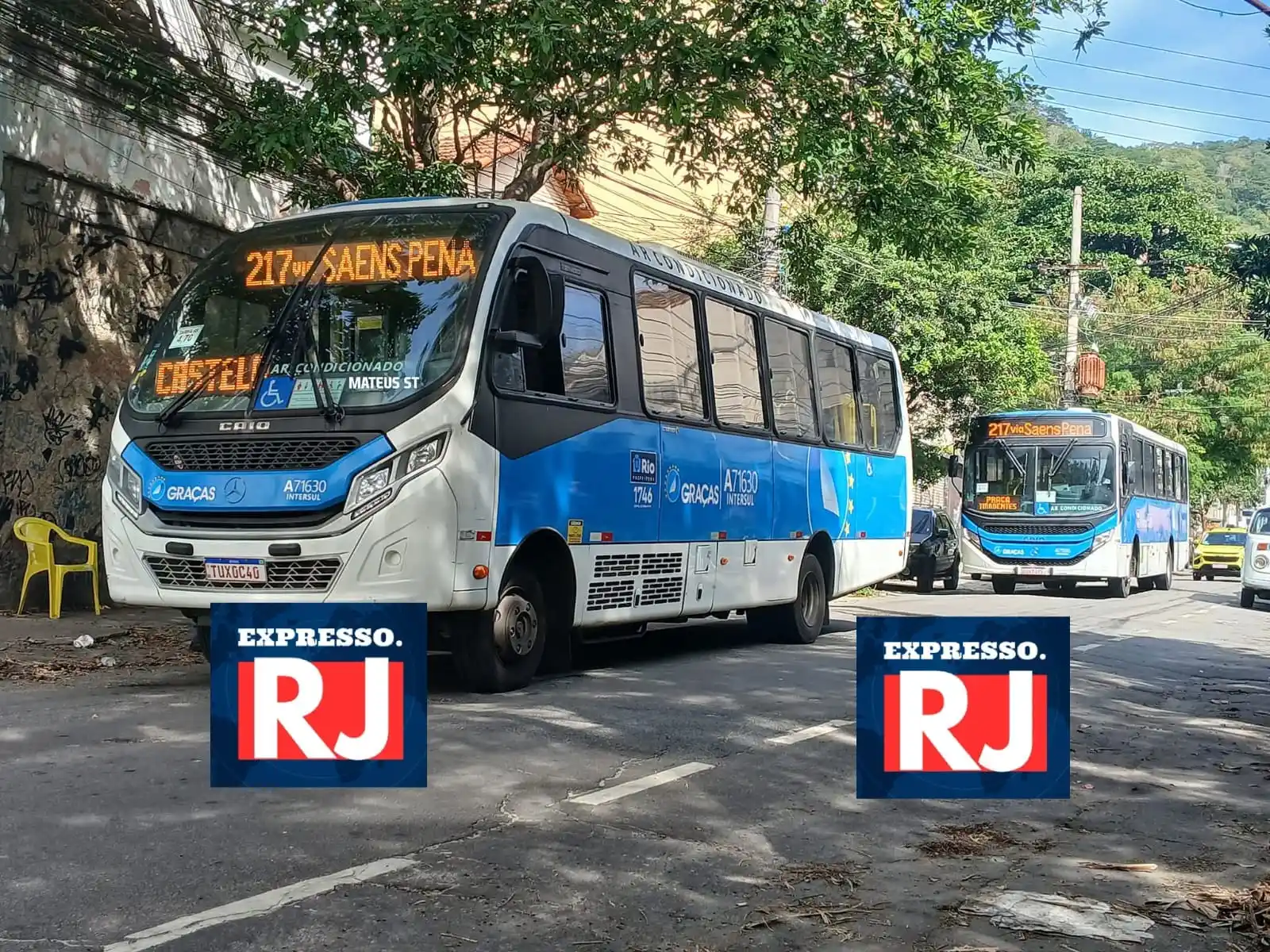 Image from Expresso RJ: Linha 217 (Andaraí x Largo da Carioca) está de volta ao Ponto Final d...