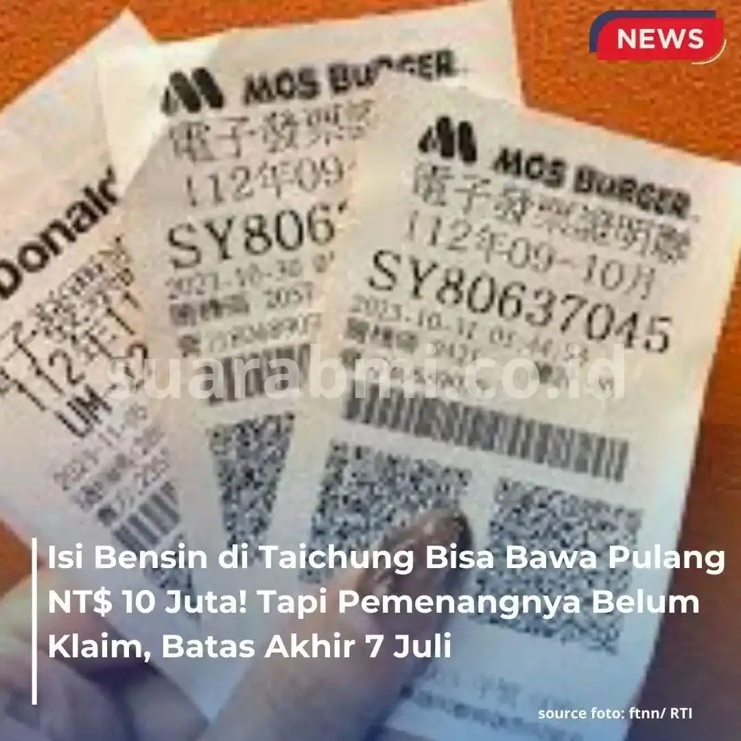 Image from SuaraBMI: Masih ada pemenang hadiah utama NT$ 10 juta dari undian struk belanja ...