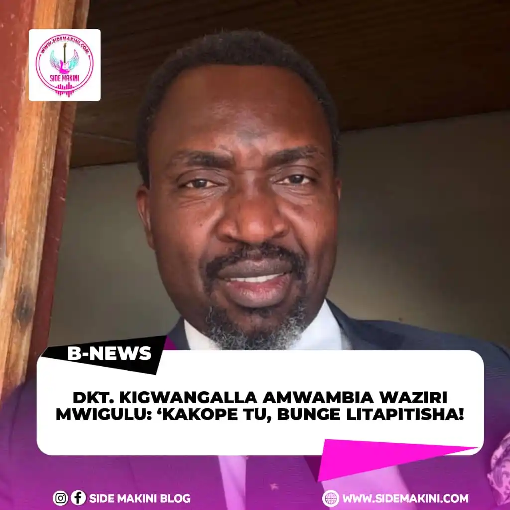 Image from Side Makini Blog: Mbunge wa Nzega Vijijini, Dkt. Hamisi Kigwangalla, amemtaka Waziri wa ...