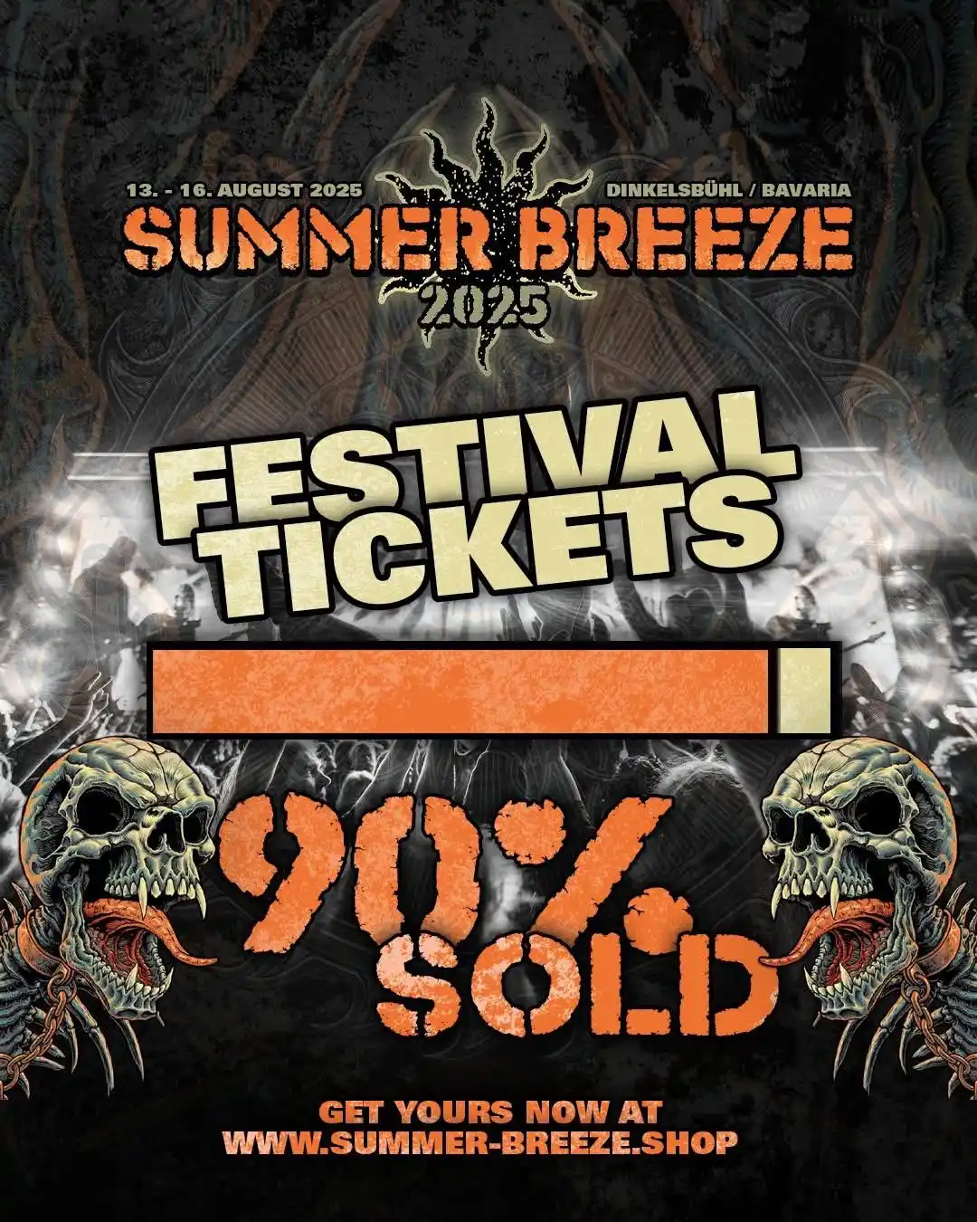 Image from SUMMER BREEZE Open Air: Mehr als 90% der verfügbaren Festivaltickets sind bereits weg! Sobal...