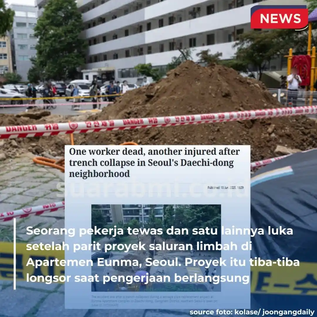 Image from SuaraBMI: Menurut keterangan polisi dan otoritas pemadam kebakaran, longsor terj...