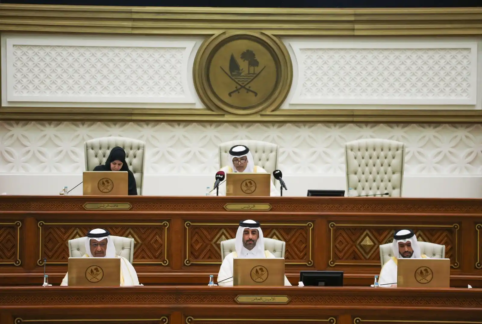 Image from وكالة الأنباء القطرية: مجلس الشورى يعقد جلسته الأسبوعية ويقدم اقتراحاً برغبة لتقديم خدمات وا...
