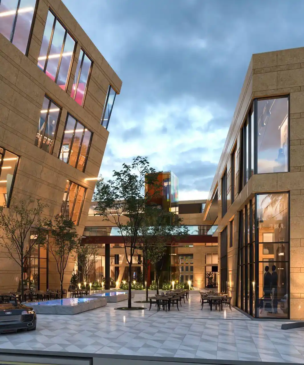 Image from Saudi Projects | مشاريع السعودية: مجمع ستراند التجاري، أحد المشاريع قيد الإنشاء، ويقع على طريق الملك س...