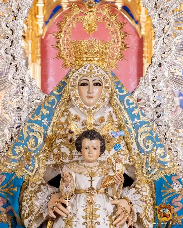 Image from Hermandad Del Perdón: NOTICIA | La Virgen del Águila luce la Medalla de Oro de nuestra Herma...