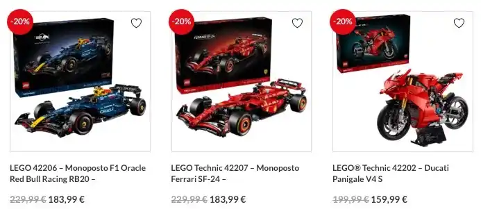 Image from Il Mastro Costruttore®: Nuova Promo su MATTOncino: 3 set LEGO® Technic al -20% + 3% cashback! ...