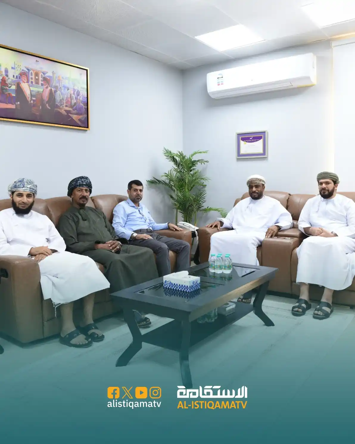 Image from قناة الاستقامة الفضائية: وفد من قناة الاستقامة الفضائية يزور الجمعية العُمانية للسينما لبحث آفا...