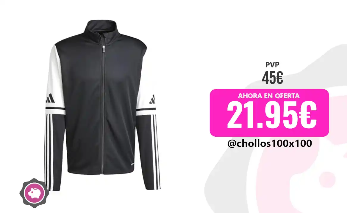 Image from Chollos100x100 🔥: 🔥 OFERTÓN CHAQUETA DE ENTRENAMIENTO, ADIDAS <a class="text-blue-500...