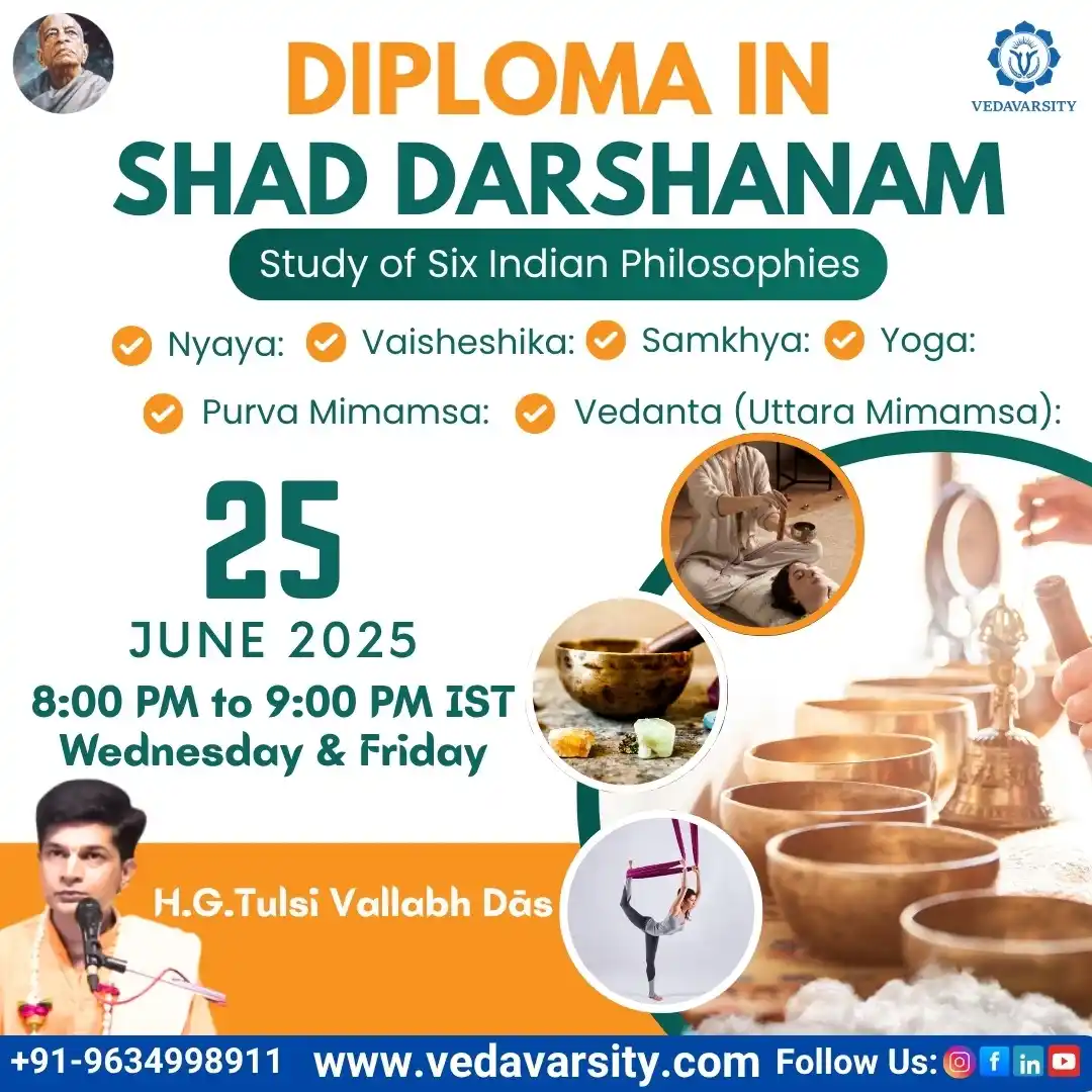 Image from In service of Srimad Bhagavatam ™: 🕓 *Only a few days to Go!* 🧠 Foundations of Vedic Thought Explore t...