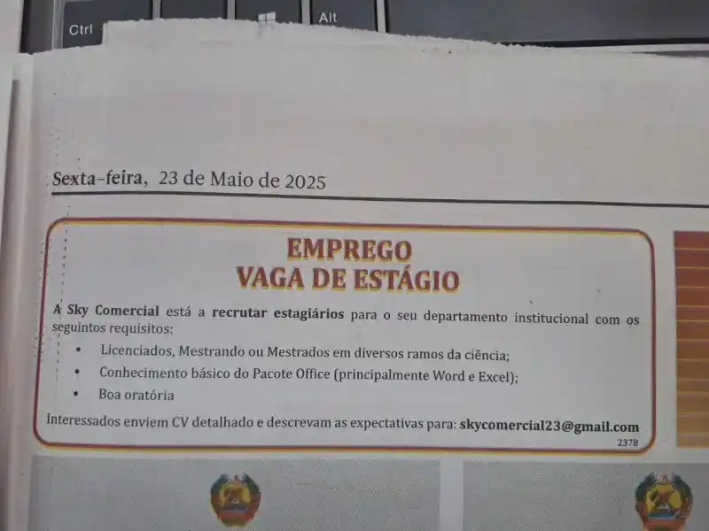 Image from News Online Moz Condutores Lda: Oportunidades de estágio...