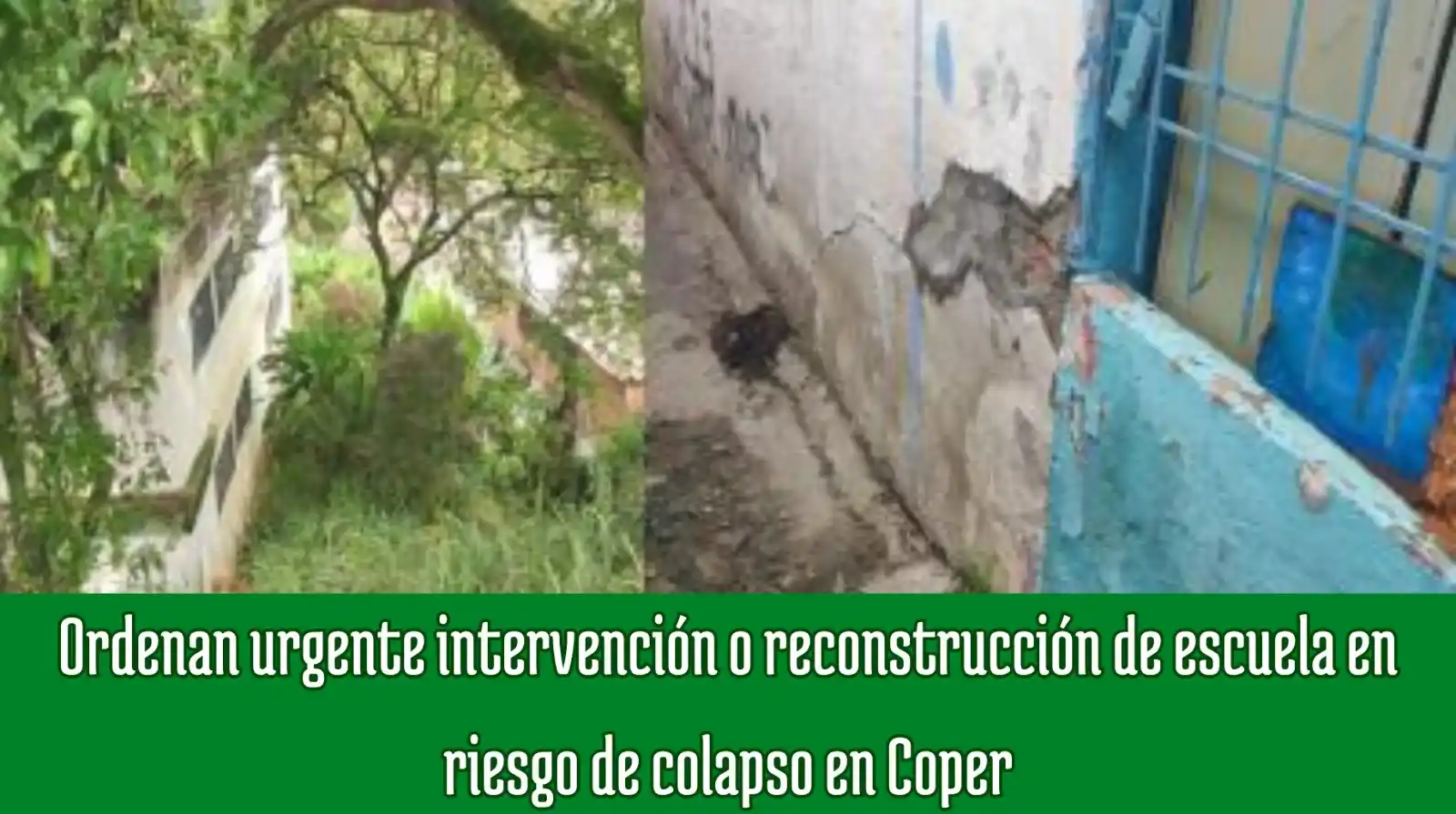 Image from Boyacá Le Informa: Ordenan urgente intervención o reconstrucción de escuela en riesgo de ...