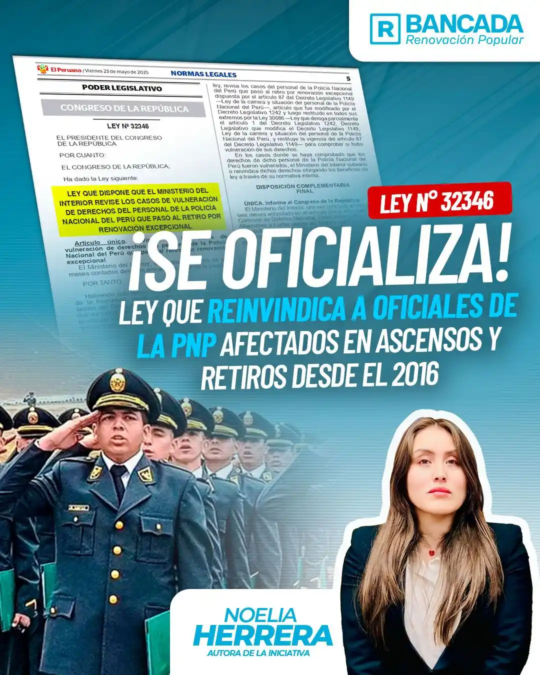 Image from Bancada Renovación Popular ✅📰🔵: 📃🇵🇪 *<a class="text-blue-500 hover:underline cursor-pointer" href="...