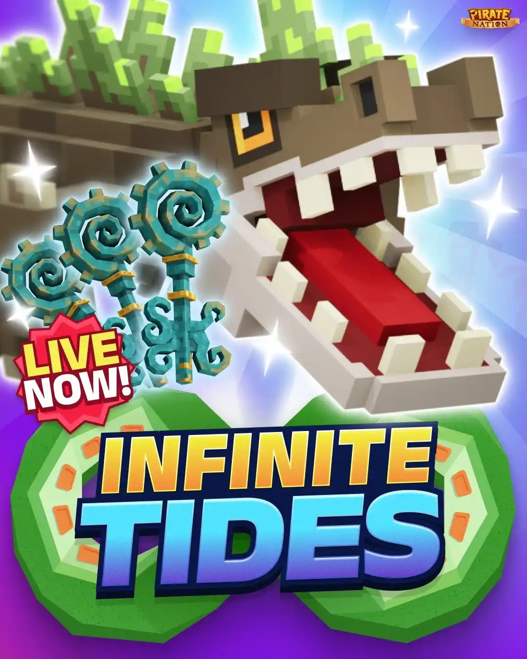 Image from  Sura Gaming - Web3, Blockchain, Cripto: 📰 *Pirate Nation:* _Lançamento do Infinite Tides, seu novo desafio ro...