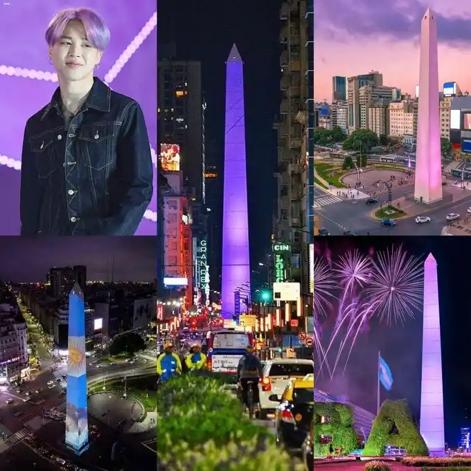 Image from • Park Jimin Universe Paraguay •: 📰 PJUNEWS Fans de Jimin en Argentina, celebrando la salida de JIMIN ...