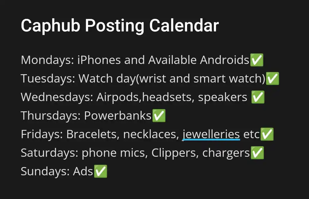 CAPHUB Gadgets post