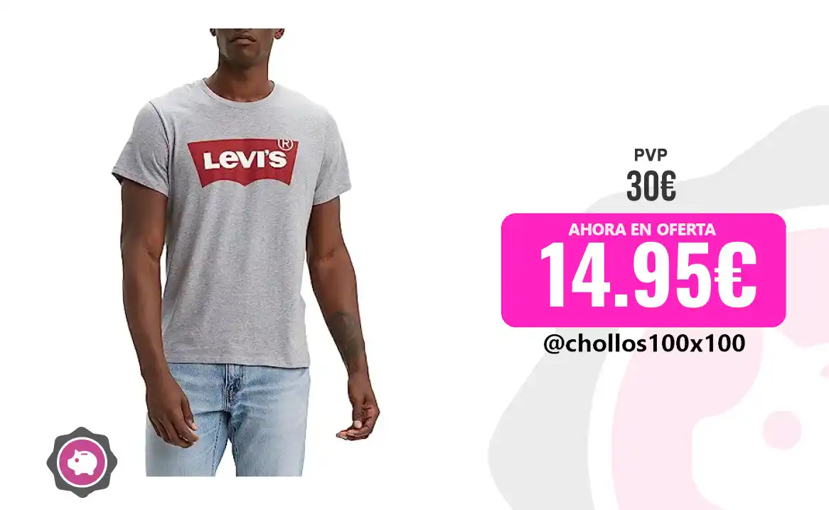 Image from Chollos100x100 🔥: 🔥 PRECIAZO CAMISETA, LEVI'S <a class="text-blue-500 hover:underline...