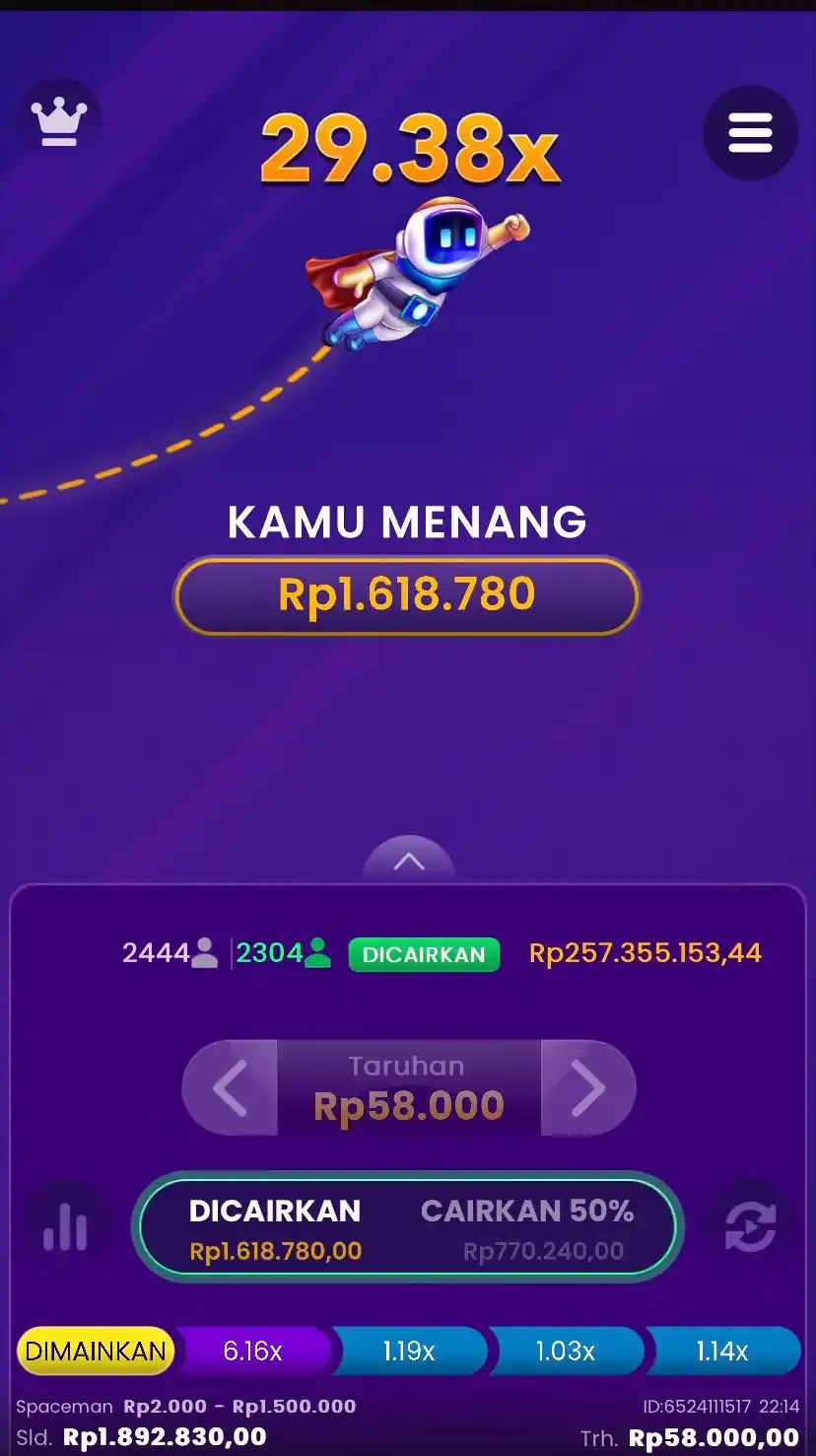 PREDIKSI JOKI SPACEMAN IND✅ post
