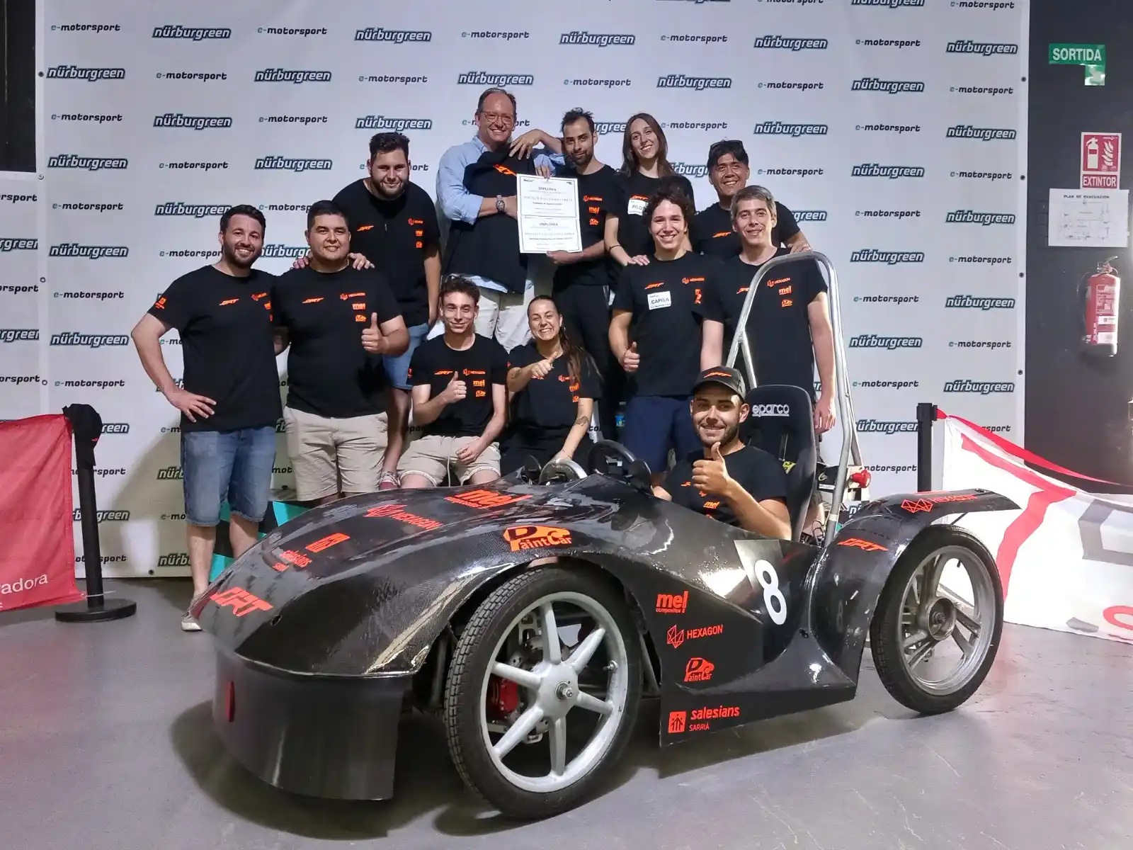 Image from Salesians Sarrià: 🏆Primera posició a l'ElectroCat 2025 El nostre equip d'estudiants de...