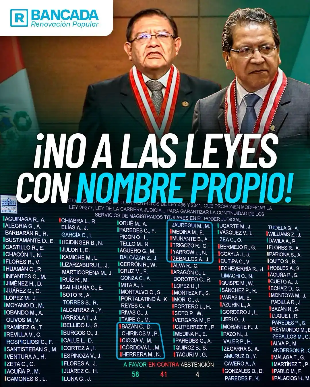 Image from Bancada Renovación Popular ✅📰🔵: 🚫 <a class="text-blue-500 hover:underline cursor-pointer" href="/hash...