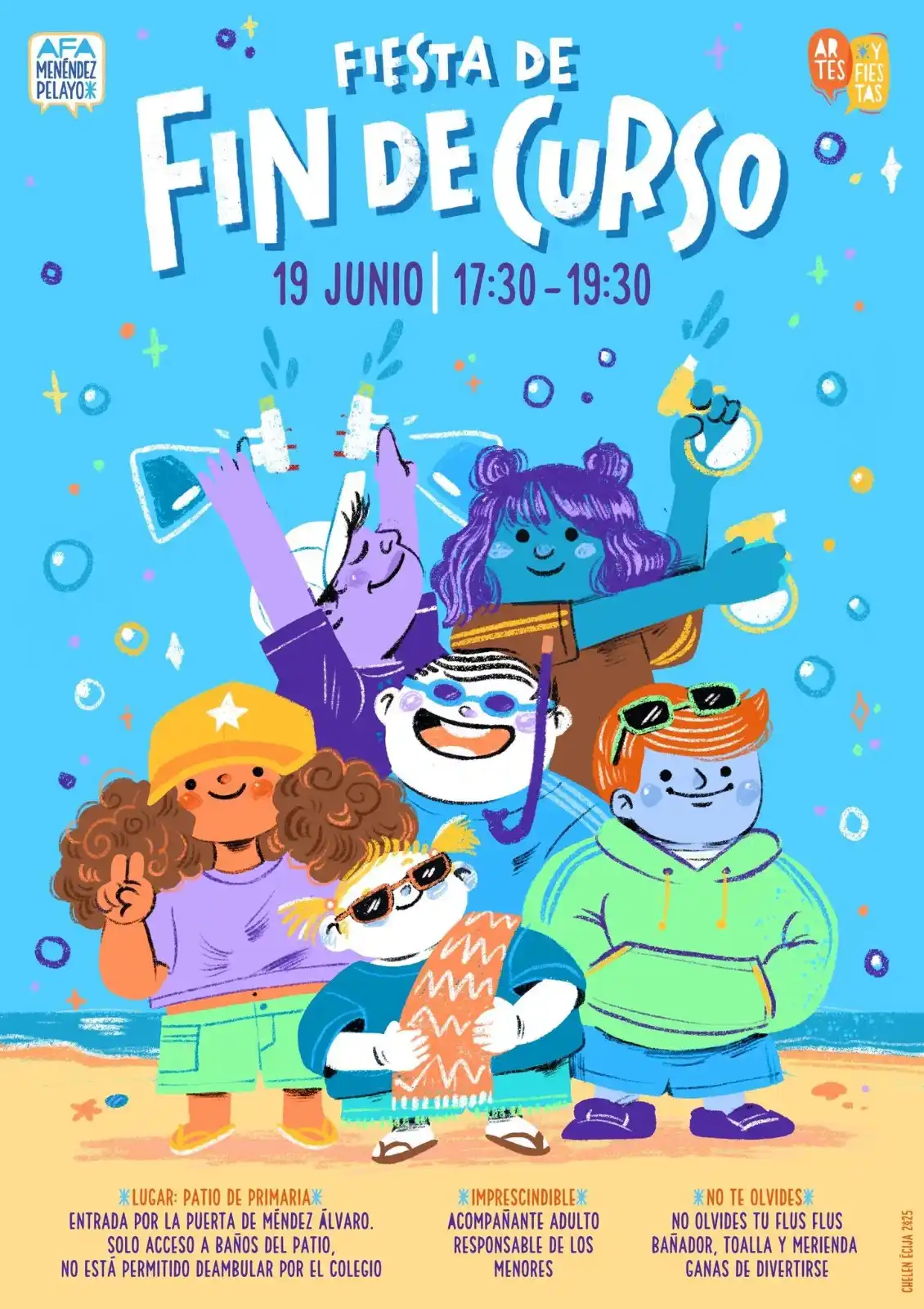 Image from AFA Menéndez Pelayo: 💦🩱¡Recordatorio! Este jueves os esperamos a todos en la FIESTA DE FI...