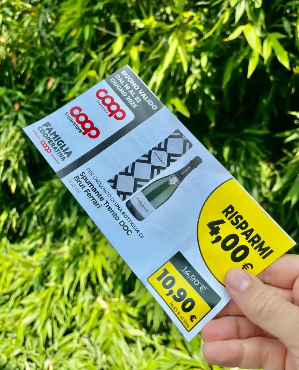Image from Coop Casarsa : 🍾 *Risparmio di 4 euro!* - Nei negozi Coop Casarsa già rinnovati vi a...