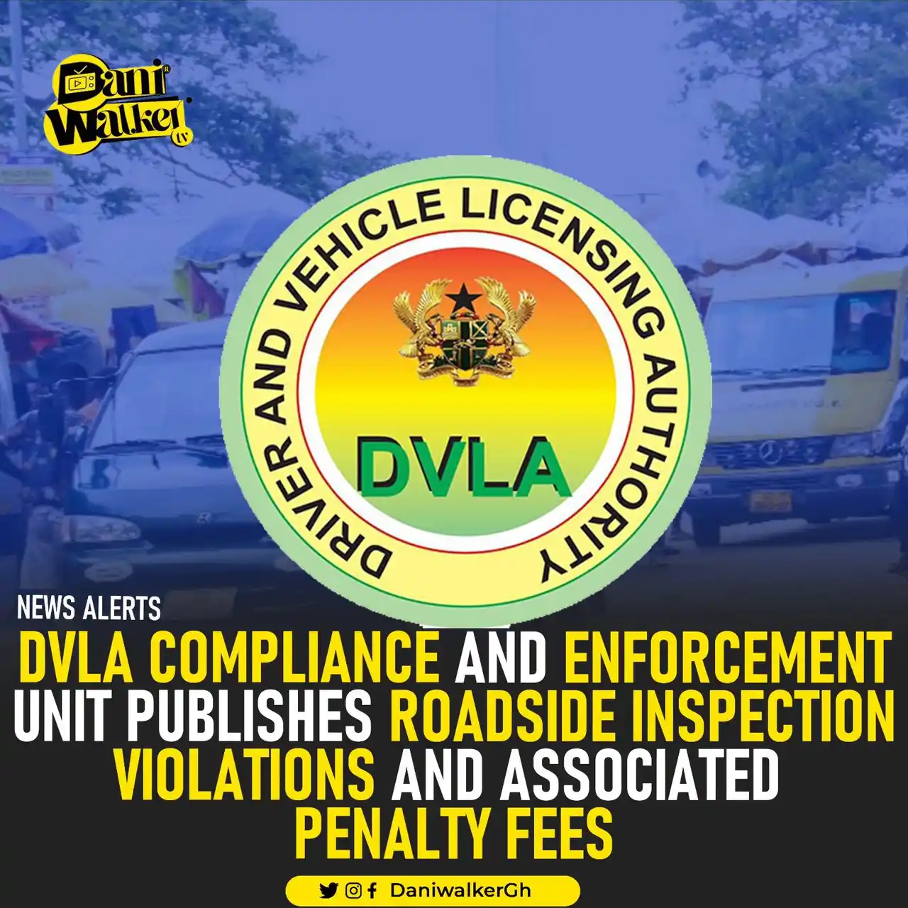 Image from DaniWalker Media : *Road Safety Alert! 🚨* The DVLA Compliance And Enforcement Unit has r...