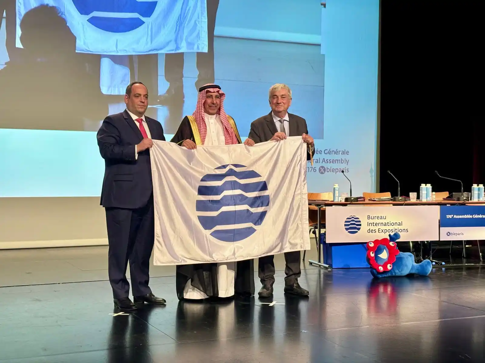 Image from Saudi Projects | مشاريع السعودية: ‏🟢 رسميًا  ‏الجمعية العمومية الـ 176 للمكتب الدولي للمعارض تقرّ التسج...