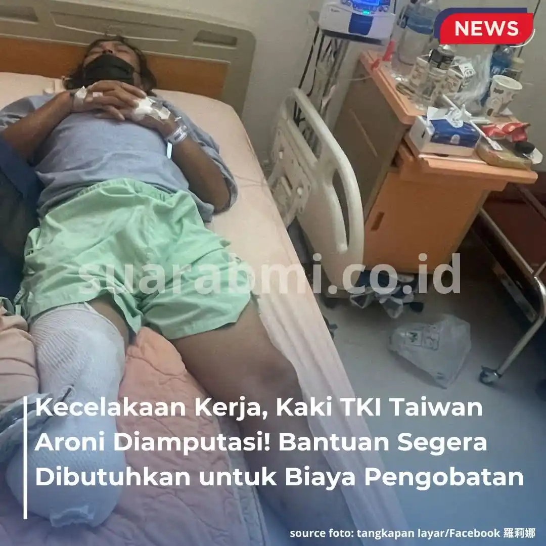 Image from SuaraBMI: Seorang TKI asal Batang, Aroni, terpaksa menjalani amputasi kaki akiba...