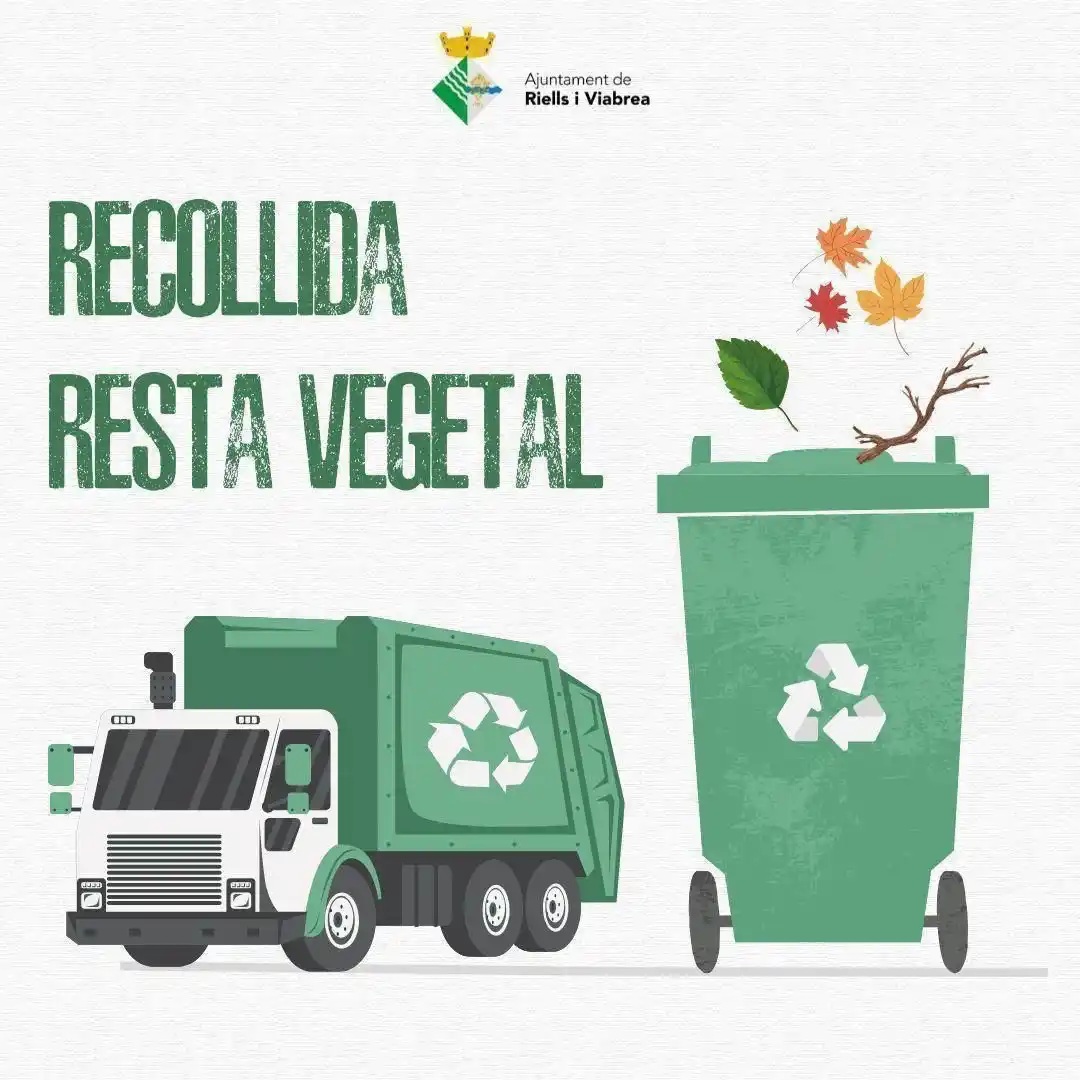 Image from Riells i Viabrea: 🍃🍂🍁 *SERVEI DE RECOLLIDA DE LA FRACCIÓ VEGETAL AL MES JUNY A RIELLS...