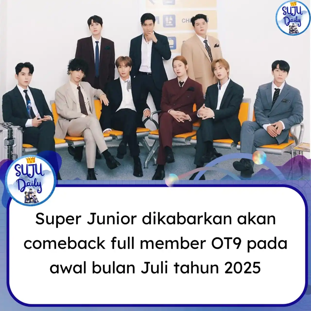 Image from Suju.daily: Super Junior akan comeback full member untuk merayakan Anniversary ke-...