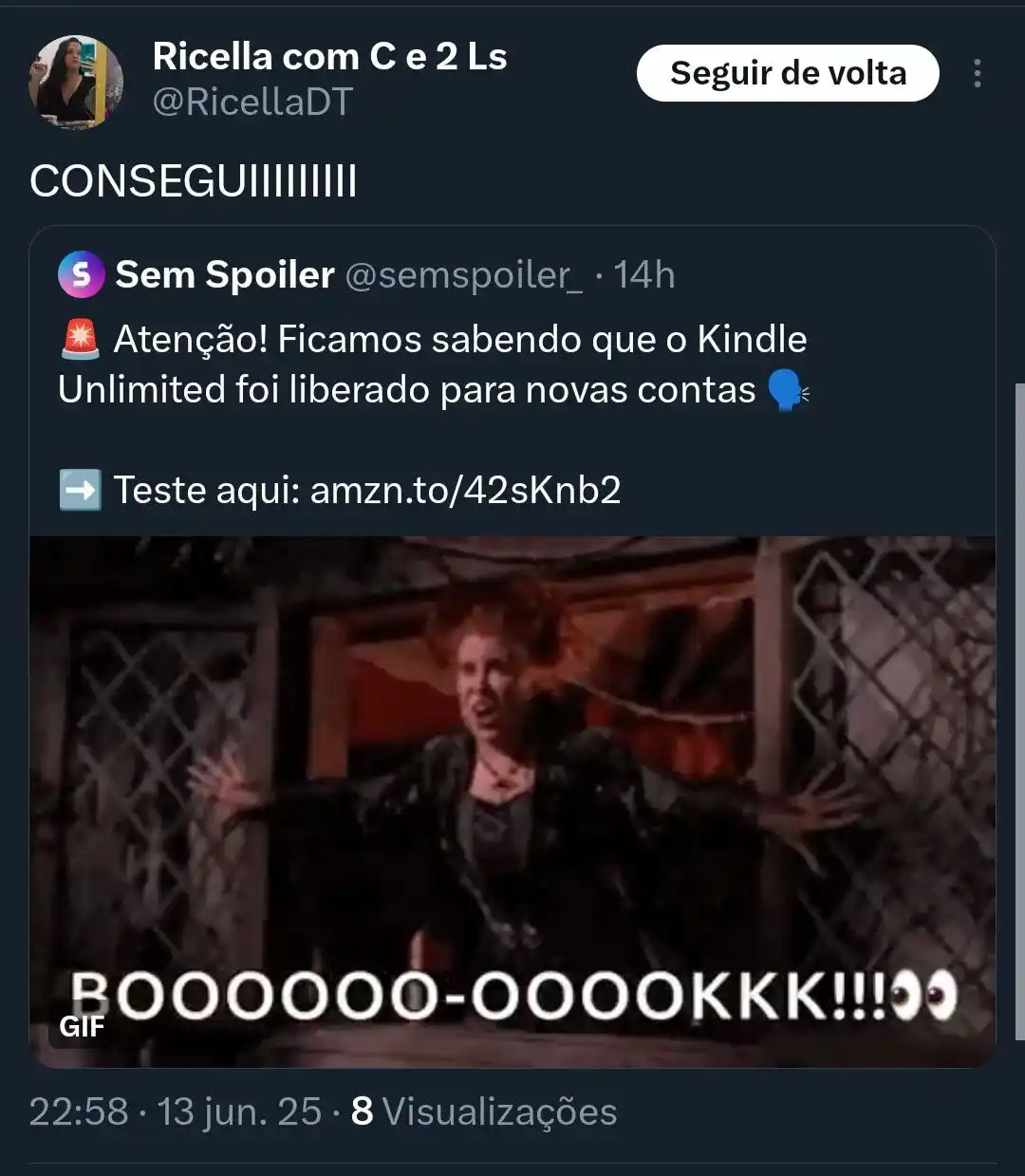 Sem Spoiler - Promoções de livros, sorteios e anúncios exclusivos! 📖✨ post