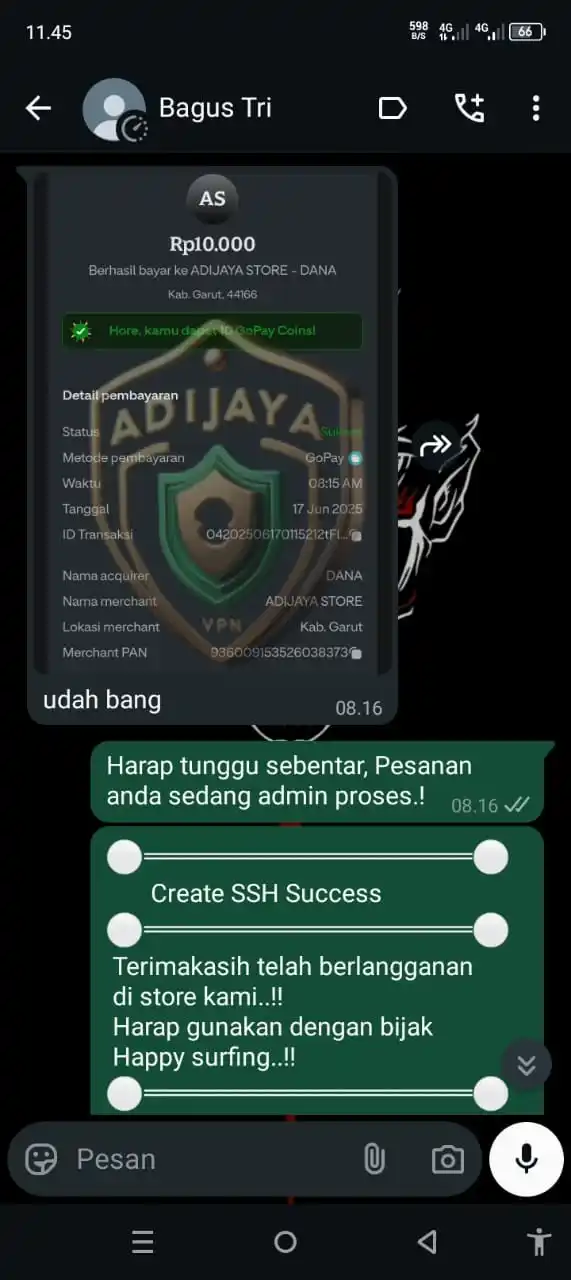 Image from 𝐀𝐝𝐢𝐣𝐚𝐲𝐚 ꜱᴛᴏʀᴇ ꪜρꪀ • TESTIMONI✅: *_✍️TERIMAKASIH, TRANSAKSI DONE..!!_* *⚪══════════════════════⚪* ...