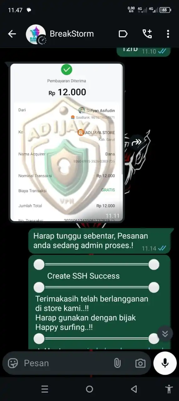 Image from 𝐀𝐝𝐢𝐣𝐚𝐲𝐚 ꜱᴛᴏʀᴇ ꪜρꪀ • TESTIMONI✅: *_✍️TERIMAKASIH, TRANSAKSI DONE..!!_* *⚪══════════════════════⚪* ...