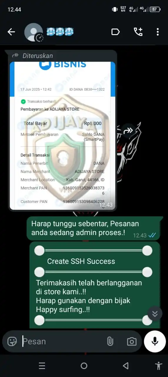 Image from 𝐀𝐝𝐢𝐣𝐚𝐲𝐚 ꜱᴛᴏʀᴇ ꪜρꪀ • TESTIMONI✅: *_✍️TERIMAKASIH, TRANSAKSI DONE..!!_* *⚪══════════════════════⚪* ...