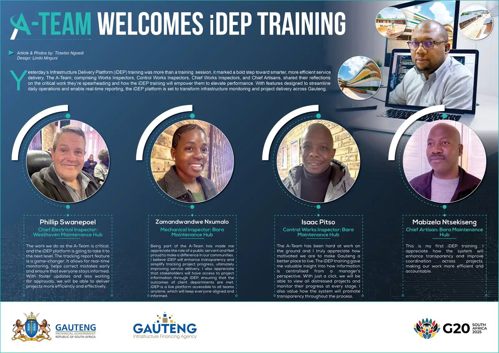 Image from Department of Infrastructure Development (DID): *💬 The DID A-Team Welcomes iDEP Training 🖱️👷🏽♂️👷♀️🚧 From the f...
