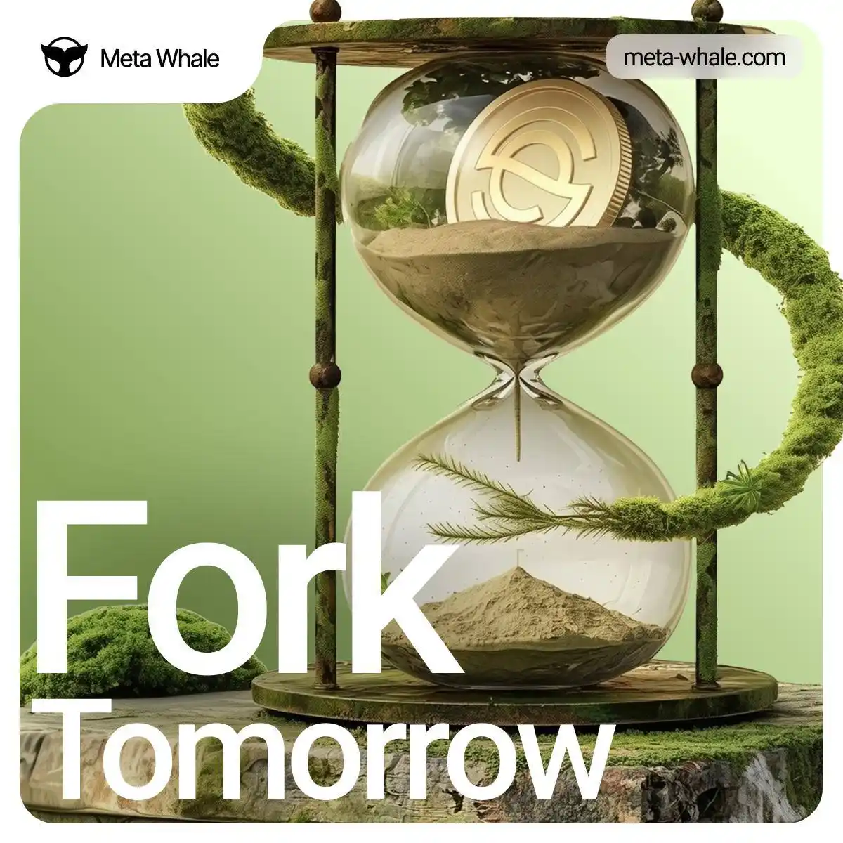 Image from Meta Whale 🐋 - Holiverse: 🔓 The Second Fork Starts Tomorrow On June 19, 18,955,474 CES will be...