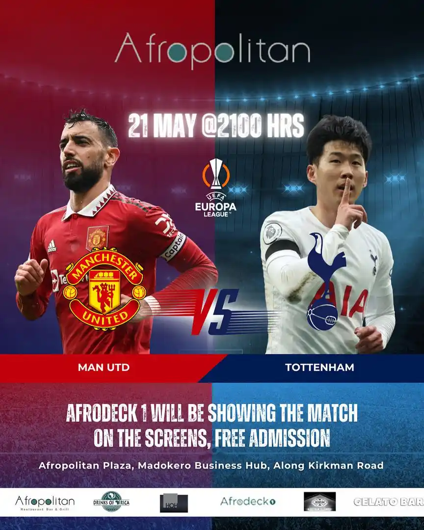 Image from Afropolitan Restaurant Bar & Grill: The showdown is ON! ⚽🔥 Catch Manchester United vs Tottenham LIVE on t...